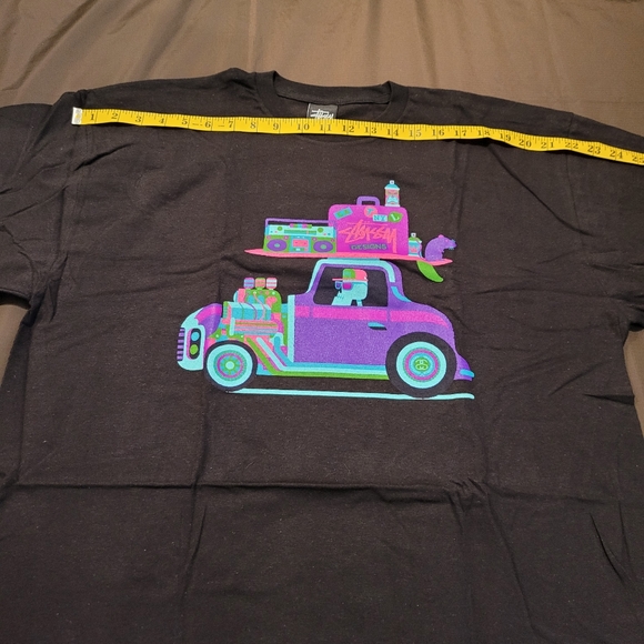 Stussy X Adrian Johnson Hot Rod Tee. - Picture 3 of 6